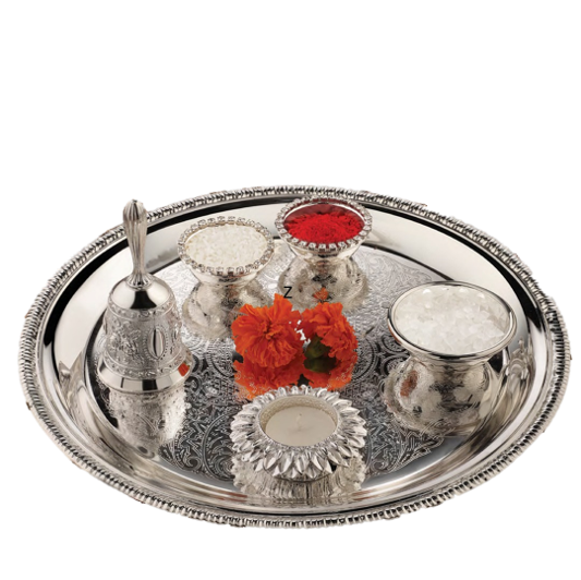 silver thali for corporate gifting purpose